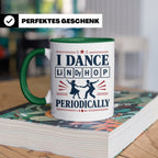 Lindy Hop Tasse I dance Lindy Hop periodically Periodensyste – Grün [farbe:grün]