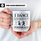 Lindy Hop Tasse I dance Lindy Hop periodically Periodensyste – Blau [farbe:blau]