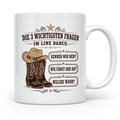 Line Dance Tasse Die 3 wichtigsten Fragen im Line Dance - Lu – Weiß [farbe:weiß]