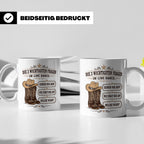 Line Dance Tasse Die 3 wichtigsten Fragen im Line Dance - Lu – Weiß [farbe:weiß]