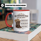 Line Dance Tasse Die 3 wichtigsten Fragen im Line Dance - Lu – Rot [farbe:rot]