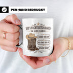 Line Dance Tasse Die 3 wichtigsten Fragen im Line Dance - Lu – Weiß [farbe:weiß]