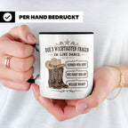 Line Dance Tasse Die 3 wichtigsten Fragen im Line Dance - Lu – Schwarz [farbe:schwarz]
