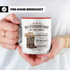 Line Dance Tasse Die 3 wichtigsten Fragen im Line Dance - Lu – Rot [farbe:rot]