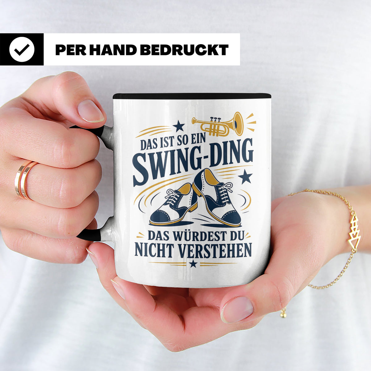 Swing Tasse Das ist so ein Swing Ding das würdest du nicht v – Schwarz [farbe:schwarz]