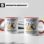 Turniertanz Tasse Studieren kann jeder Turniertanzen nur die – Rot [farbe:rot]