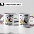 Turniertanz Tasse Studieren kann jeder Turniertanzen nur die – Rosa [farbe:rosa]