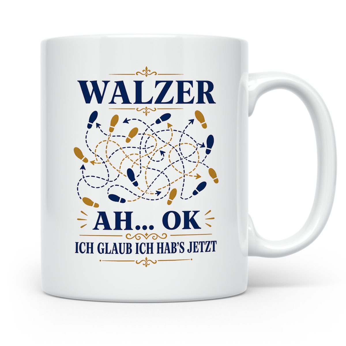 Walzer Tasse Ah ok ich glaub ich habs jetzt - Lustiges Gesch – Weiß [farbe:weiß]