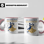 Walzer Tasse Ich tanze nicht ich schwebe - Geschenk für Tänz – Rosa [farbe:rosa]