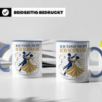 Walzer Tasse Ich tanze nicht ich schwebe - Geschenk für Tänz – Blau [farbe:blau]
