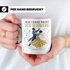 Walzer Tasse Ich tanze nicht ich schwebe - Geschenk für Tänz – Rosa [farbe:rosa]