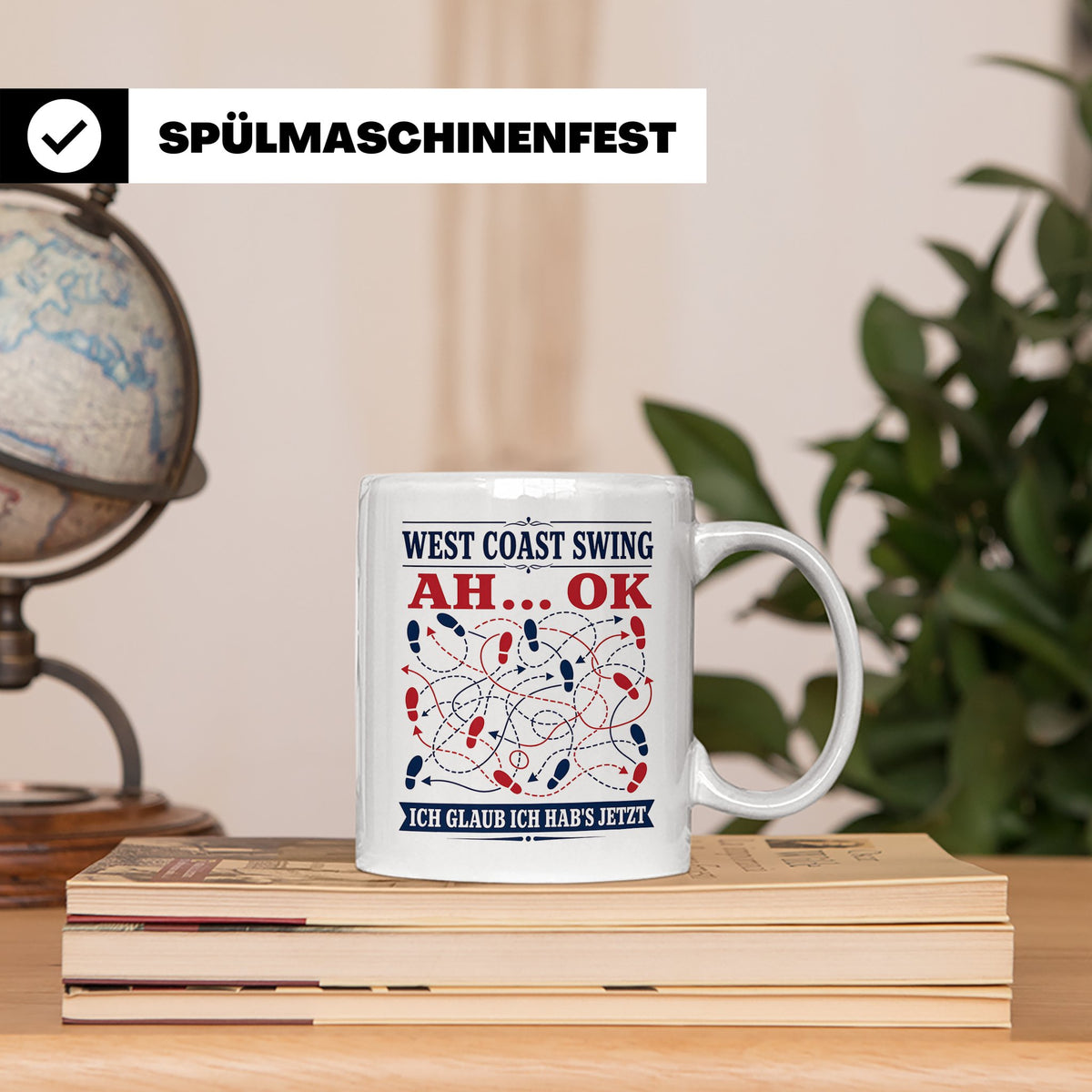 West Coast Swing Tasse Ah ok ich glaub ich habs jetzt - Lust – Weiß [farbe:weiß]