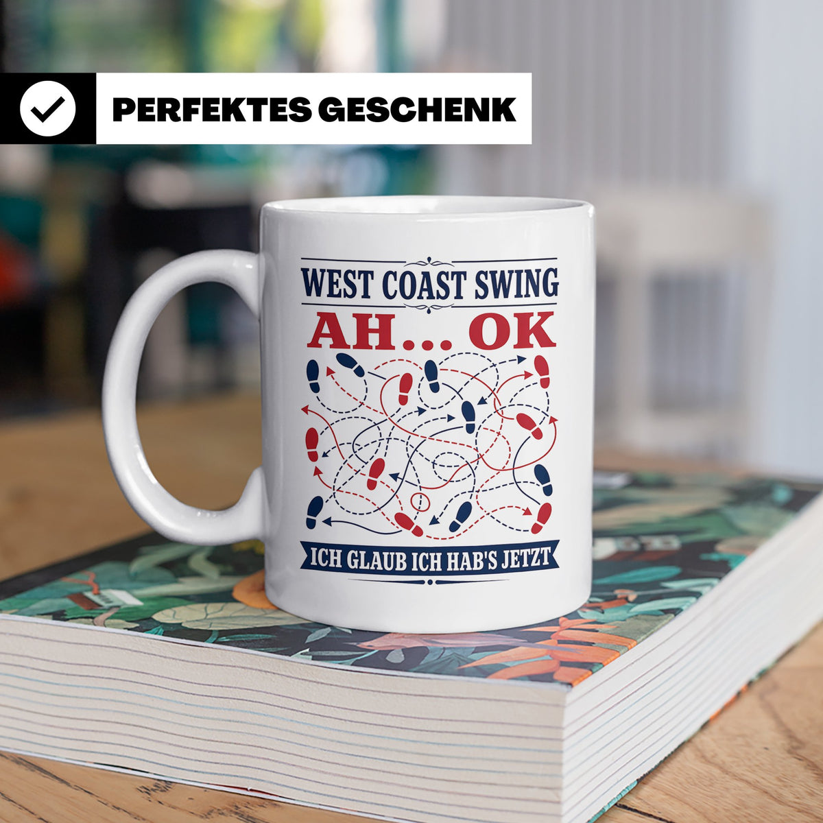 West Coast Swing Tasse Ah ok ich glaub ich habs jetzt - Lust – Weiß [farbe:weiß]