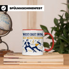 West Coast Swing Tasse West Coast Swing ist meine Therapie - – Rot [farbe:rot]
