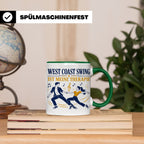 West Coast Swing Tasse West Coast Swing ist meine Therapie - – Grün [farbe:grün]