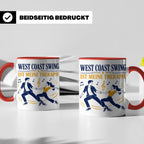West Coast Swing Tasse West Coast Swing ist meine Therapie - – Rot [farbe:rot]
