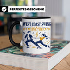 West Coast Swing Tasse West Coast Swing ist meine Therapie - – Schwarz [farbe:schwarz]
