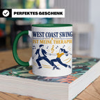 West Coast Swing Tasse West Coast Swing ist meine Therapie - – Grün [farbe:grün]