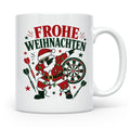 Darts Weihnachten Tasse Frohe Weihnachten tanzender Weihnach – Weiß [farbe:weiß]