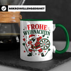 Darts Weihnachten Tasse Frohe Weihnachten tanzender Weihnach – Grün [farbe:grün]
