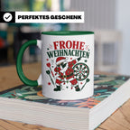 Darts Weihnachten Tasse Frohe Weihnachten tanzender Weihnach – Grün [farbe:grün]