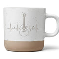 Gitarre Herzschlag Tasse Gitarrist Kaffeetasse Musik Geschenk Musiker Geschenke Akustikgitarre