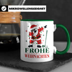 Golf Weihnachten Tasse Frohe Weihnachten tanzender Weihnacht – Grün [farbe:grün]