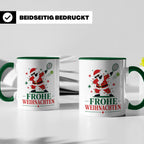 Tennis Weihnachten Tasse Frohe Weihnachten tanzender Weihnac – Grün [farbe:grün]