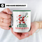 Tennis Weihnachten Tasse Frohe Weihnachten tanzender Weihnac – Grün [farbe:grün]