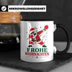 Tischtennis Weihnachten Tasse Frohe Weihnachten tanzender We – Schwarz [farbe:schwarz]