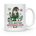 Apotheke Weihnachten Tasse Ich bin die Apotheken-Elfe - Lust – Weiß [farbe:weiß]