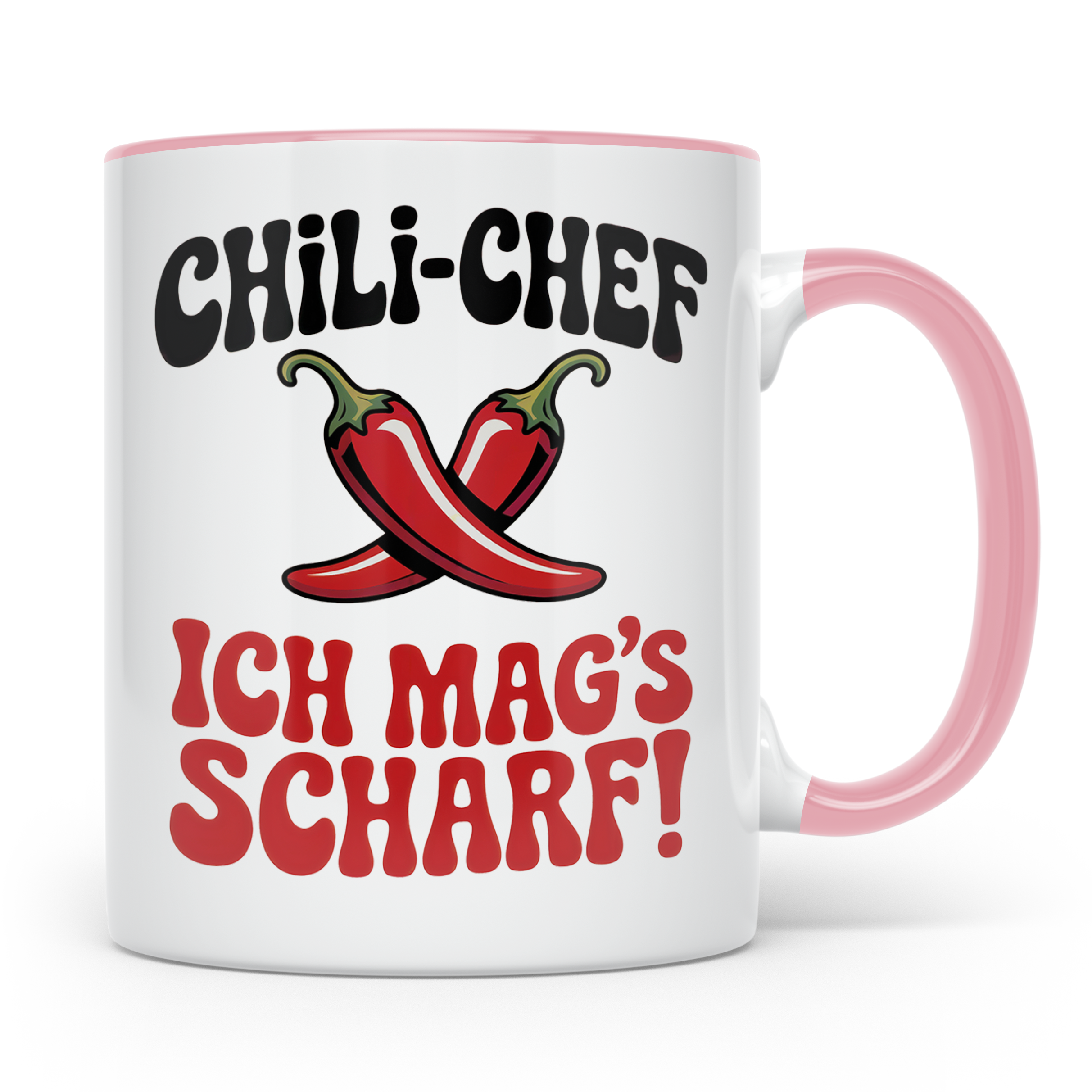 Chili Chef Tasse - Ich mag's scharf! Geschenkidee für Hobbyk – Rosa [farbe:rosa]