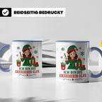 Erzieherin Weihnachten Tasse Ich bin die Erzieherin-Elfe - L – Blau [farbe:blau]