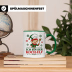 Koch Weihnachten Tasse Ich bin der Koch-Elf - Lustiges Gesch – Grün [farbe:grün]