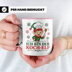 Koch Weihnachten Tasse Ich bin der Koch-Elf - Lustiges Gesch – Rosa [farbe:rosa]