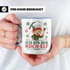 Koch Weihnachten Tasse Ich bin der Koch-Elf - Lustiges Gesch – Blau [farbe:blau]