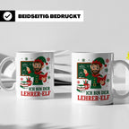 Lehrer Weihnachten Tasse Ich bin der Lehrer-Elf - Lustiges G – Weiß [farbe:weiß]
