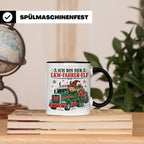 LKW Fahrer Weihnachten Tasse Ich bin der LKW-Fahrer-Elf - Lu – Schwarz [farbe:schwarz]