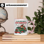 LKW Fahrer Weihnachten Tasse Ich bin der LKW-Fahrer-Elf - Lu – Rosa [farbe:rosa]