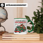 LKW Fahrer Weihnachten Tasse Ich bin der LKW-Fahrer-Elf - Lu – Grün [farbe:grün]