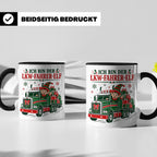 LKW Fahrer Weihnachten Tasse Ich bin der LKW-Fahrer-Elf - Lu – Schwarz [farbe:schwarz]