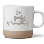 Nähen Herzschlag Tasse Schneiderin Kaffeetasse Nähmaschine Geschenk Handarbeit Geschenke Hobby Hobbynäherin Becher