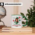 Logopädin Weihnachten Tasse Ich bin die Logopädie-Elfe - Lus – Grün [farbe:grün]