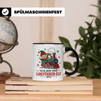 Lokführer Weihnachten Tasse Ich bin der Lokführer-Elf - Lust – Schwarz [farbe:schwarz]