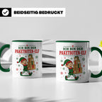 Paketbote Weihnachten Tasse Ich bin der Paketboten-Elf - Lus – Grün [farbe:grün]