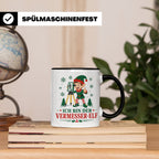 Vermesser Weihnachten Tasse Ich bin der Vermesser-Elf - Lust – Schwarz [farbe:schwarz]