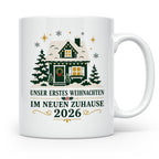 Neues Zuhause Tasse Unser erstes Weihnachten im neuen Zuhaus – Weiß [farbe:weiß]