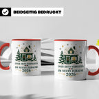 Neues Zuhause Tasse Unser erstes Weihnachten im neuen Zuhaus – Rot [farbe:rot]