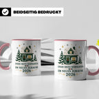 Neues Zuhause Tasse Unser erstes Weihnachten im neuen Zuhaus – Rosa [farbe:rosa]