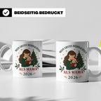 Mama Tasse Mein erstes Weihnachten als Mama 2026 - Geschenk  – Weiß [farbe:weiß]